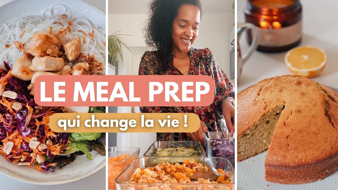 4 REPAS MEAL PREP QUI CHANGENT LA VIE !!!!
