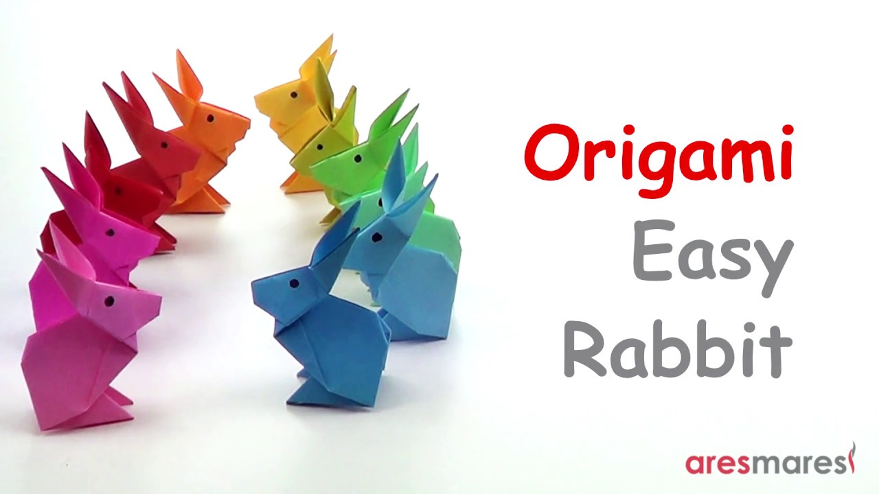 Origami Very Simple Rabbit (easy - single sheet)