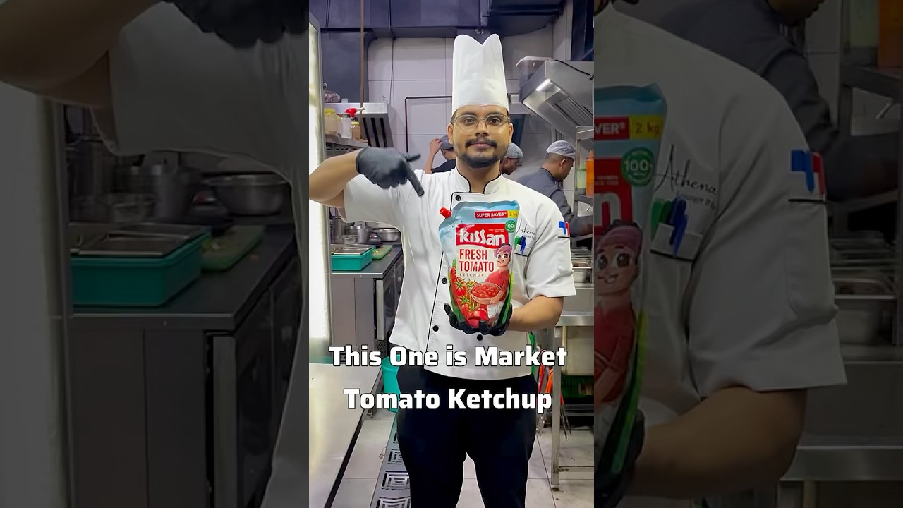 Handmade Fresh Tomato Ketchup |  easy to make at home | #ketchuprecipe #tomatoketchup #shorts #sauce