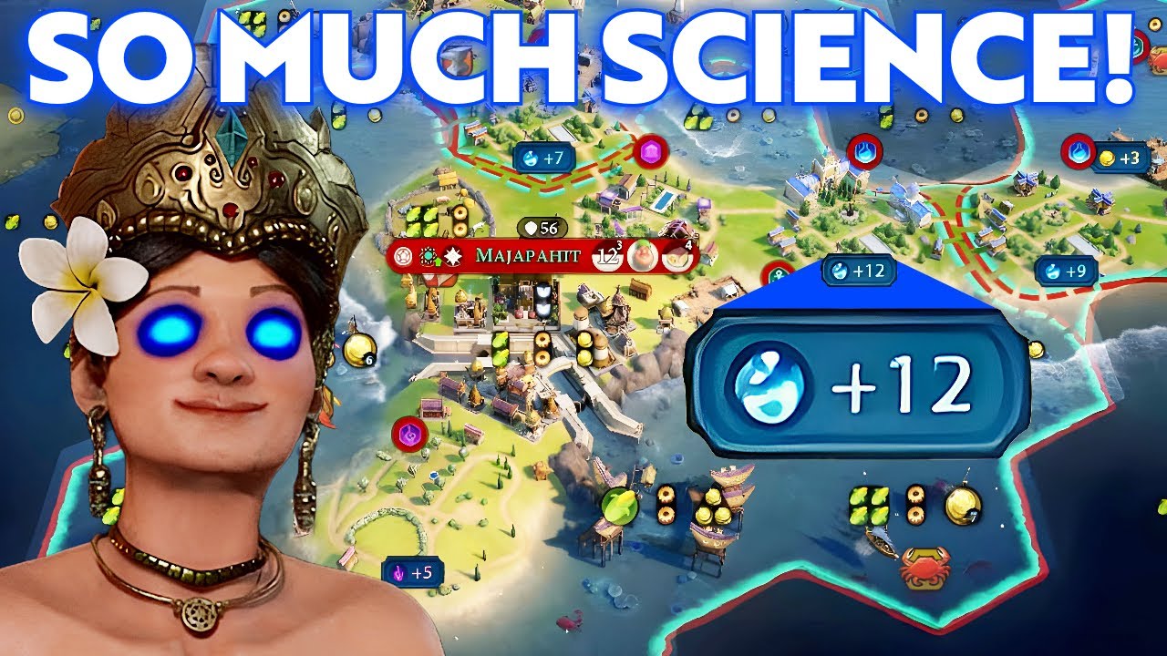 The Most SCIENCE I've Ever Seen in Civ 6! (Gitarja #1)