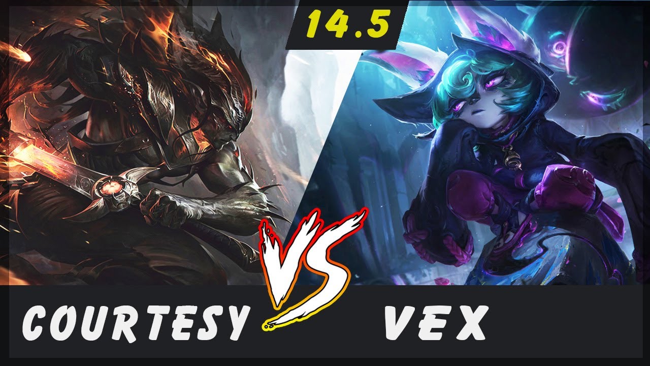 Courtesy - Yasuo vs Vex MID Patch 14.5 - Yasuo Gameplay