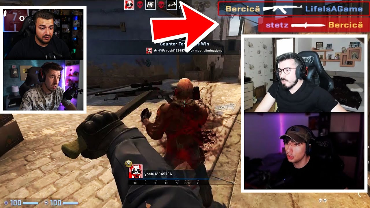 CEL MAI IDIOT 2V2 pe CS GO