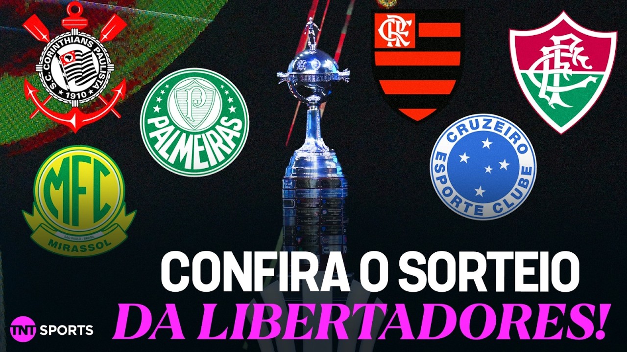 TEM BRASILEIRO NO GRUPO DA MORTE! CONFIRA O SORTEIO DA LIBERTADORES 2026
