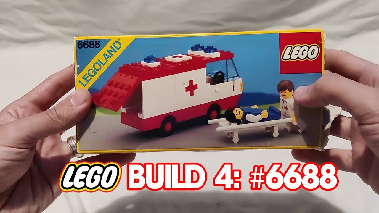 LEGO SPEED BUILDS: 4 Ambulance and Patient 6688 Retro Play Set building with instructions
