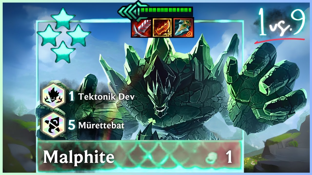 DÜNYANIN EN SAÇMA TAŞIYICISI ⭐⭐⭐⭐ MALPHITE?! | SET 15 | OVERRATED TFT