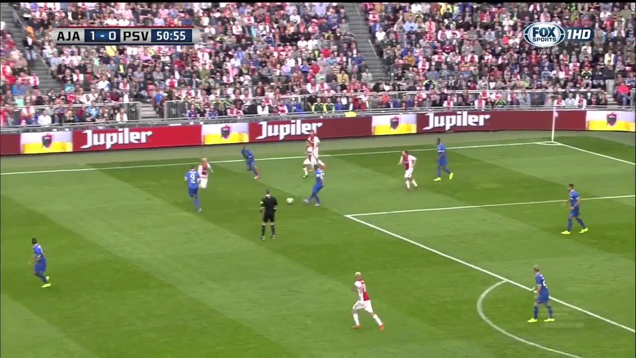 PSV equalise v Ajax Depay 24 08 14