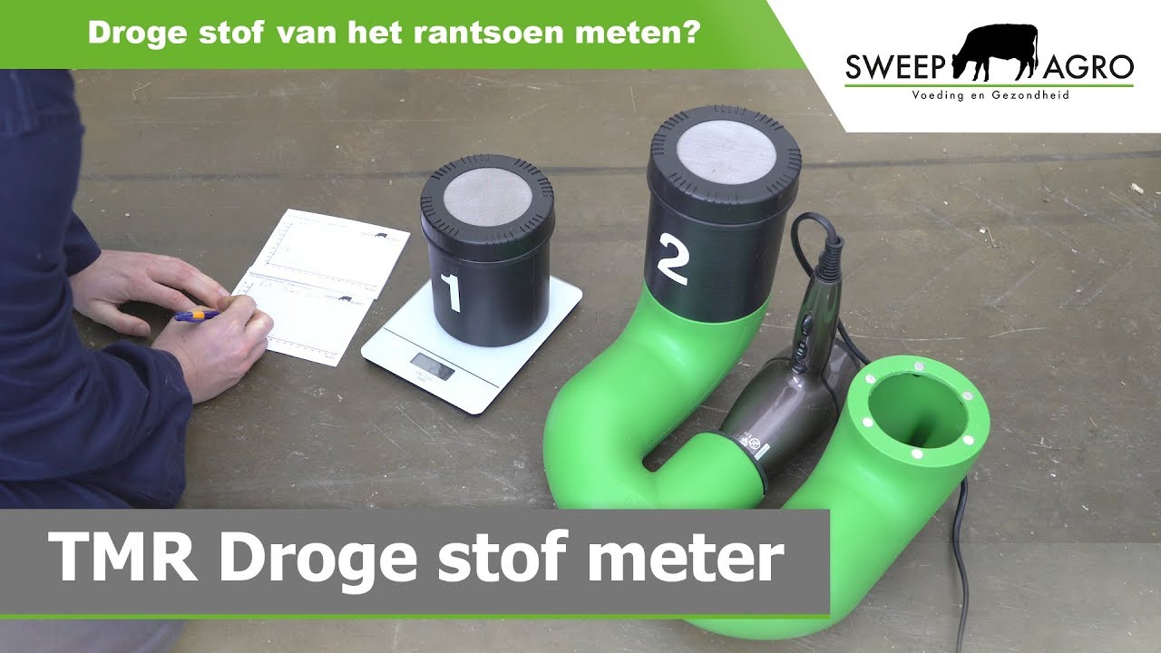 Droge stof van het rantsoen meten? | TMR Droge stof meter | SWEEP AGRO