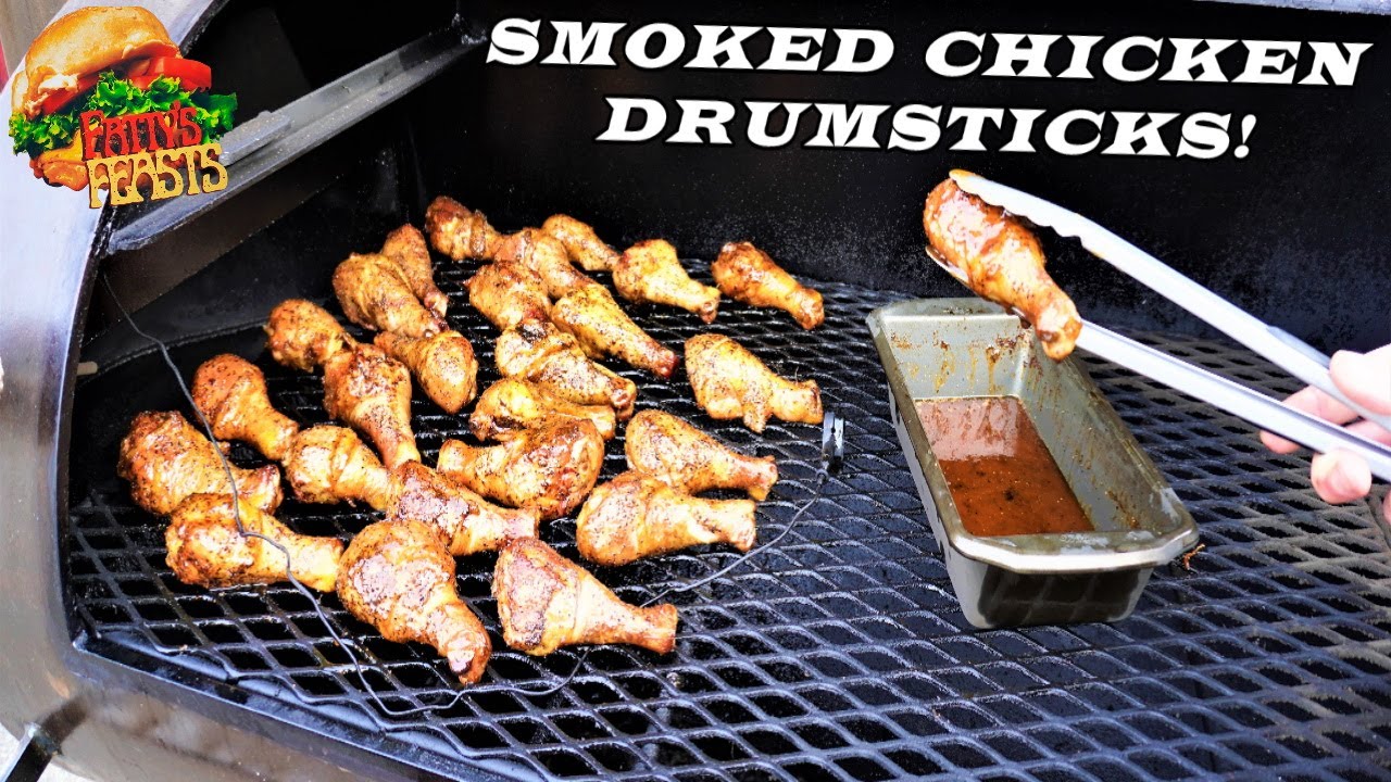 THE ONLY BBQ CHICKEN WING RECIPE YOU NEED | Smoked, Buttery, Crispy Drumsticks | Fatty's Feasts