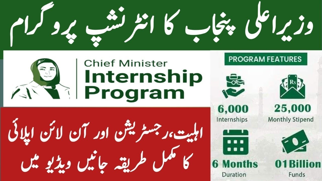 How to apply CM internship program 2024 | CM Punjab internship program apply online registration