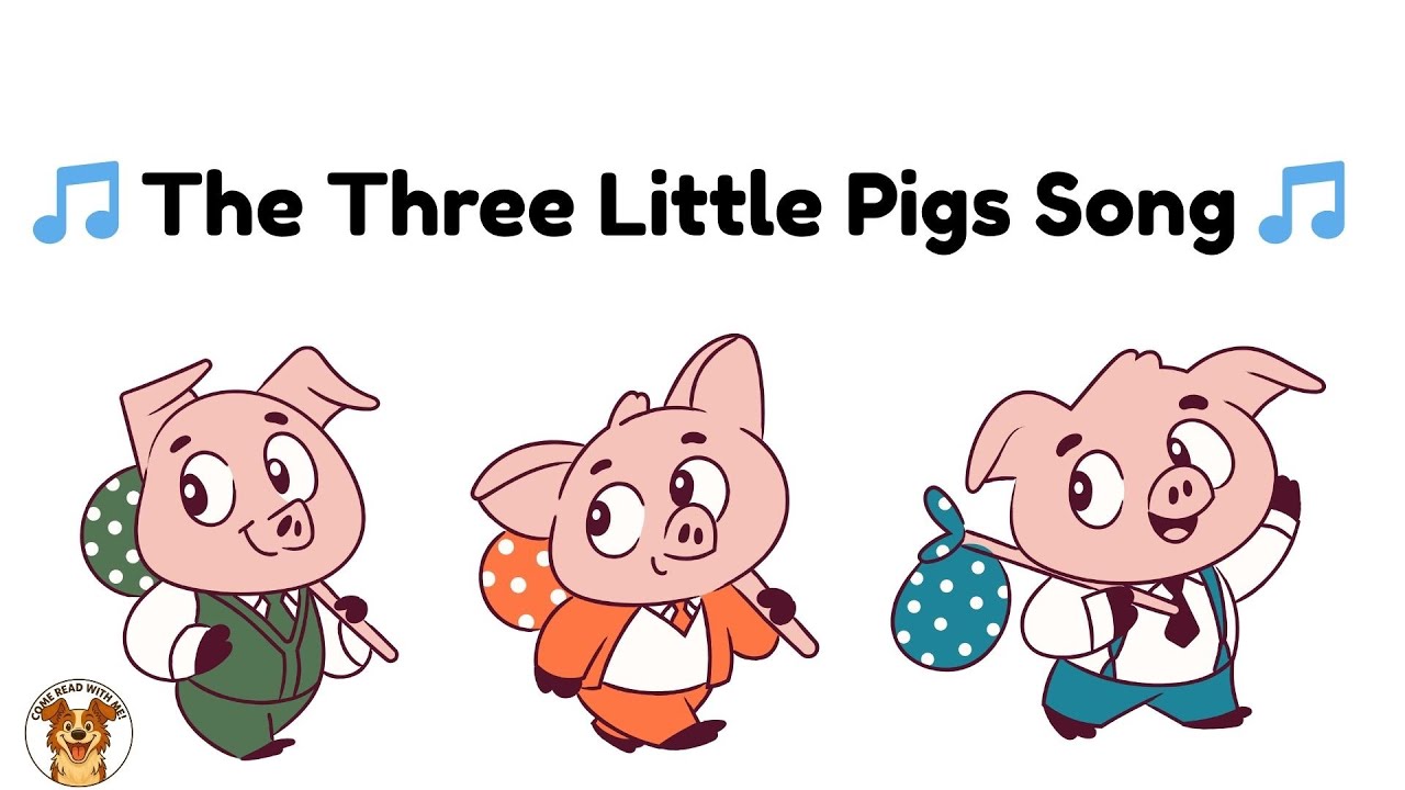 🎵 The Three Little Pigs Song | Sing‑Along for Toddlers