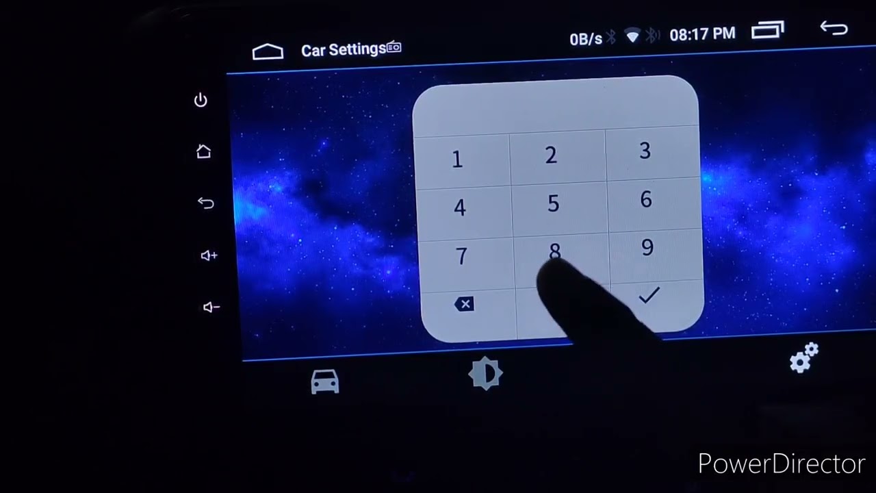 Cara setting touch button android player