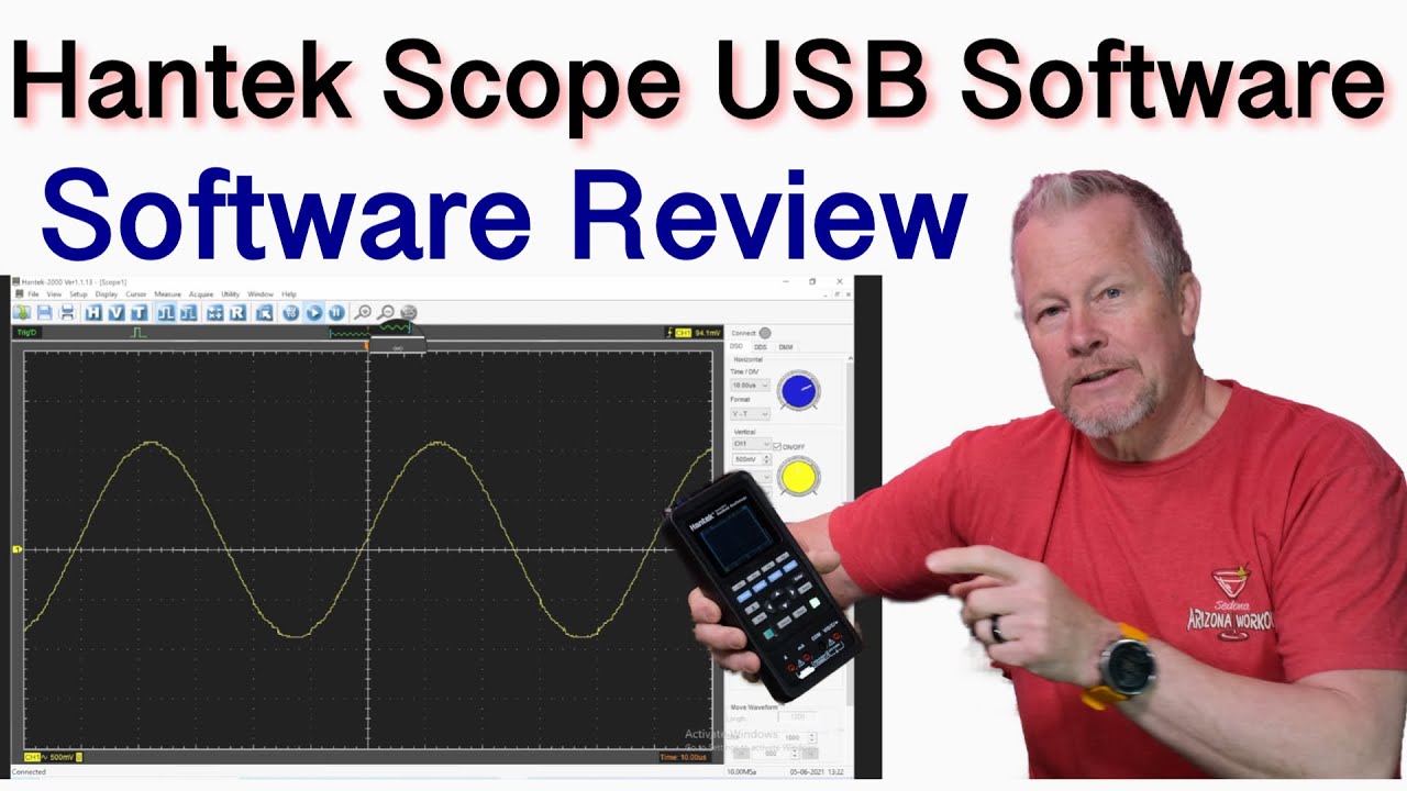 Hantek 2D72 Software Review for USB Scope