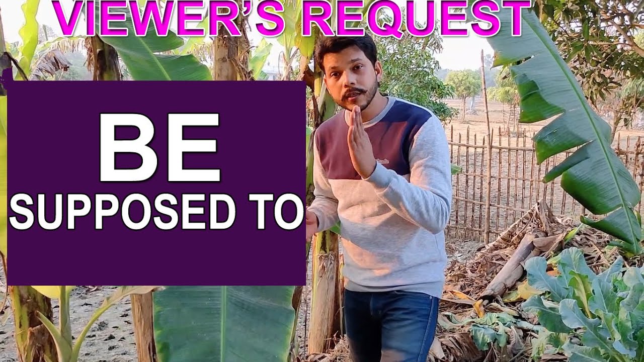 BE SUPPOSED TO || VIEWER'S REQUEST