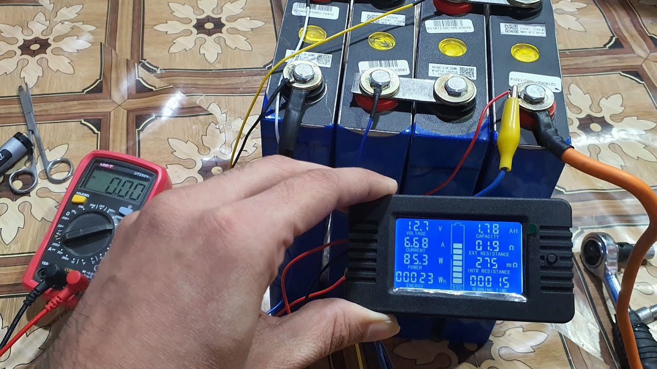 PZEM-015 Connections Full Review With Lifepo4 100 Ah Battery | Order Npw On Wattsapp 0308 2303173