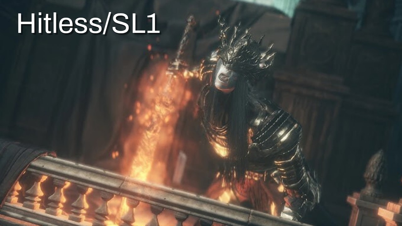 Dark Souls III - First Prince Lorian and Lothric Boss Fight (Hitless, SL1)