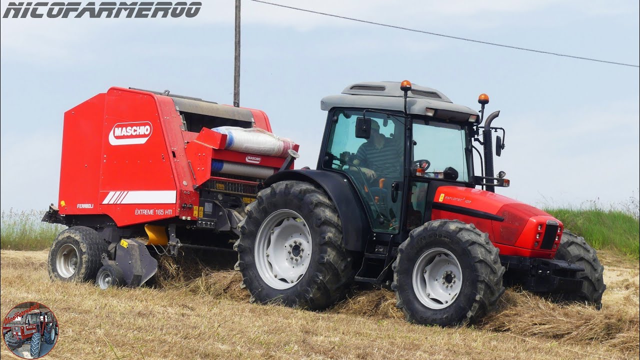 FIATAGRI 70-66 DT + ENOROSSI EasyRake 12 | SAME EXPLORER3 100 + MASCHIO FERABOLI EXTREME 165 HTI
