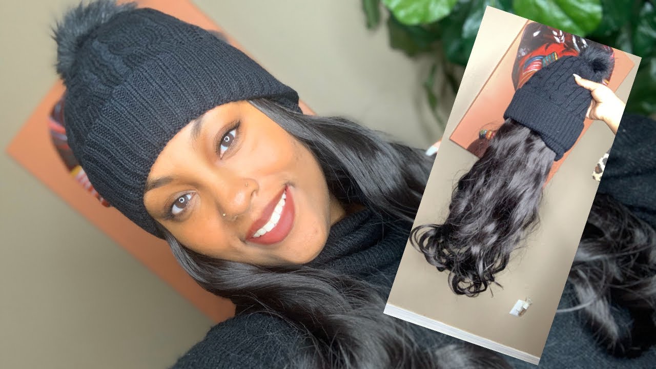 WARM WINTER HAT WIG FROM AMAZON ??! | @MEEKFRO | AISI HAIR