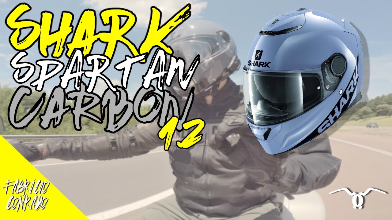 Capacete Shark Spartan Carbon 1.2 Review e análise de uso. É bom mesmo?