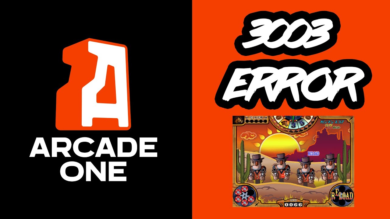 Teknoparrot Medaru no Gunman Error 3003 Fix