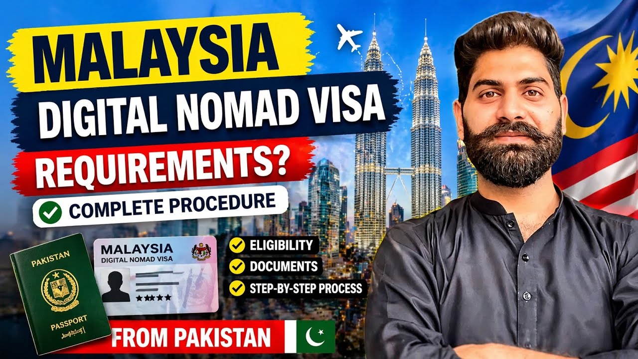 Malaysia digital nomad visa from Pakistan | complete guide 