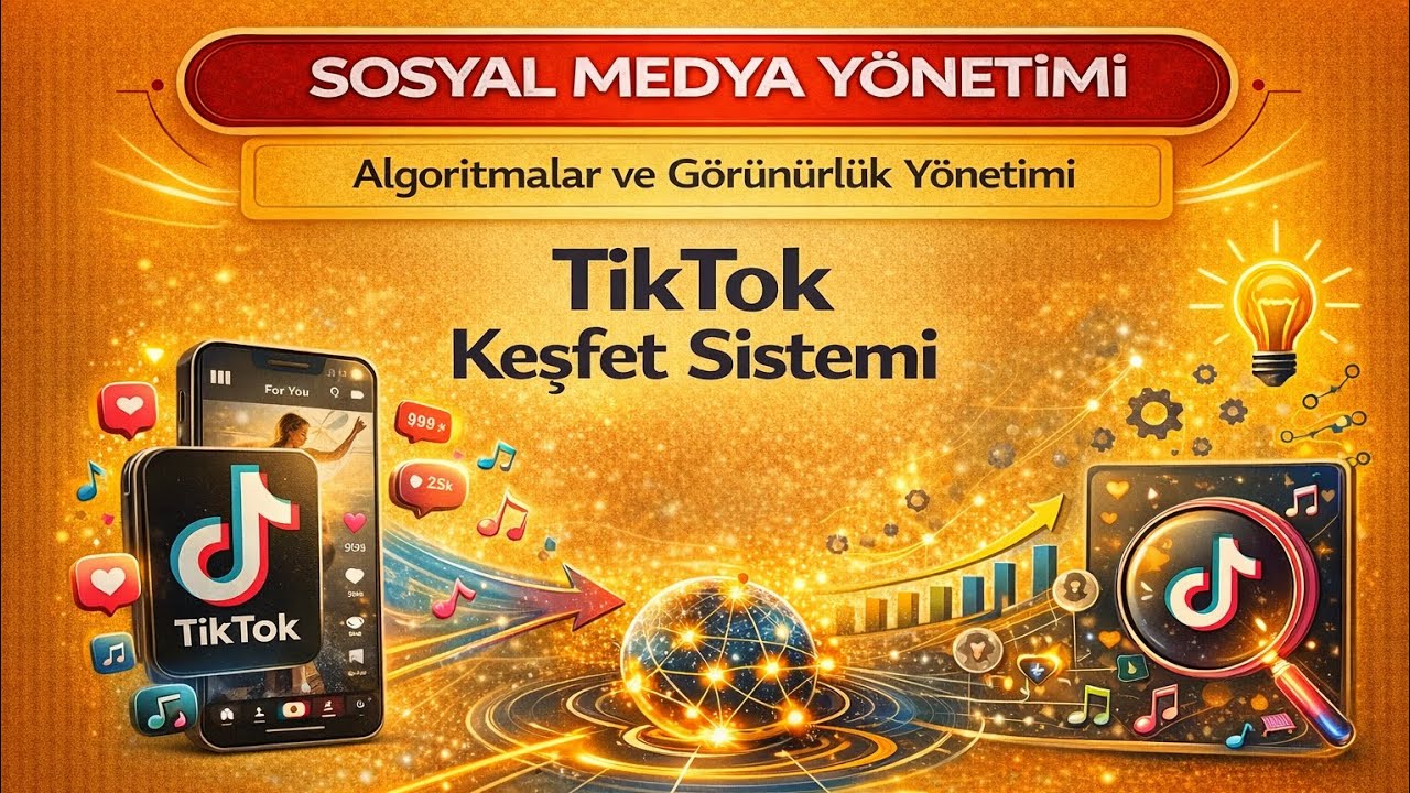 Sosyal Medya Yönetimi | 3.2 TikTok Keşfet Sistemi Nasıl Çalışır?