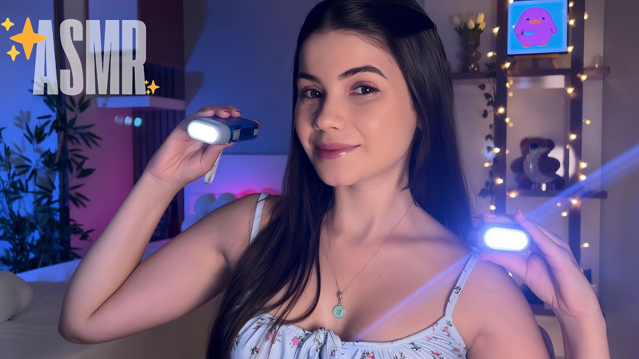 ASMR Com Luz 🔦 Feche Os Olhos E Concentre-se 💤