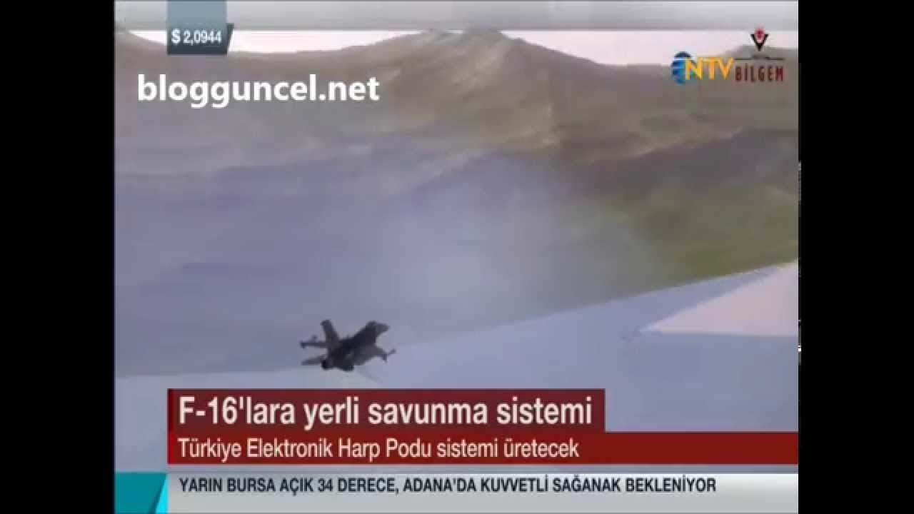 F16 YERLİ ELEKTRONİK HARP PODU GELİYORmp4