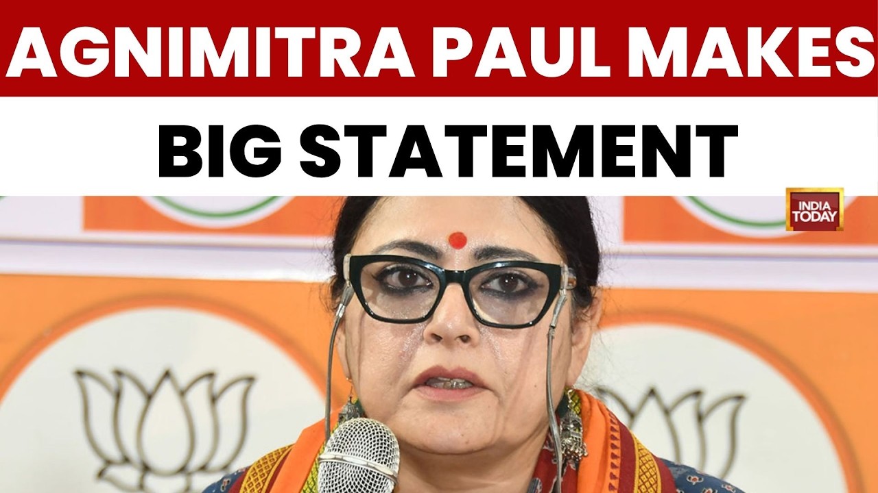 West Bengal Minister Agnimitra Paul Speaks on Development Storm Deaths and Annapurna Yojana