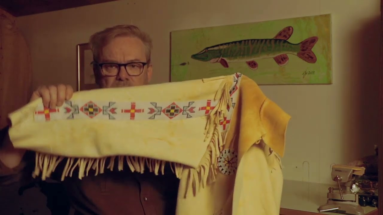 How I made a buckskin mountainman jacket - close to native warshirts