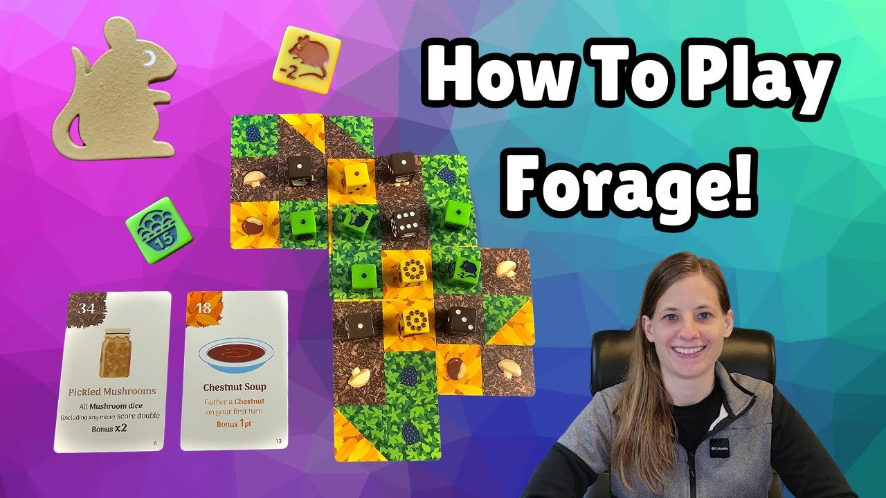 Как играть в Forage! Пасьянс из 9 карт для одного игрока!