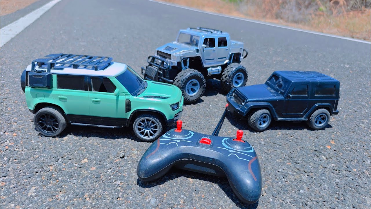 🚙💈 Remote control Gadi 4WD vs Remote Control car SUV vs Remote Wali Gadi Jeep! Scrap Market Testing