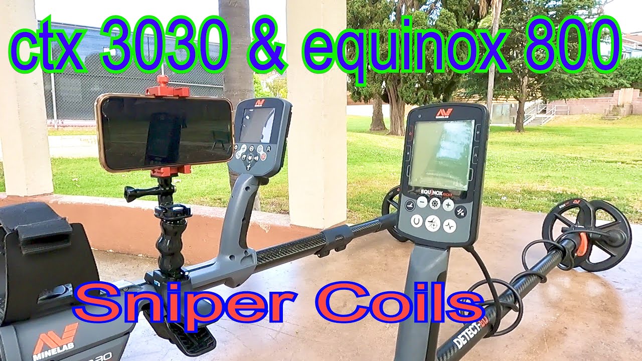 Ctx 3030 & Equinox 800 Park Metal Detecting 6” Coils