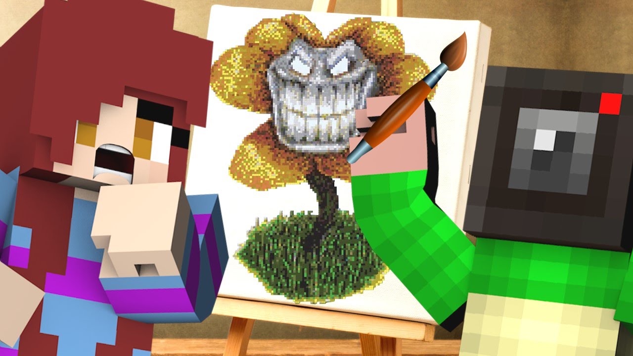 UNDERTALE PIXEL PAINTERS | Minecraft Roleplay Minigame