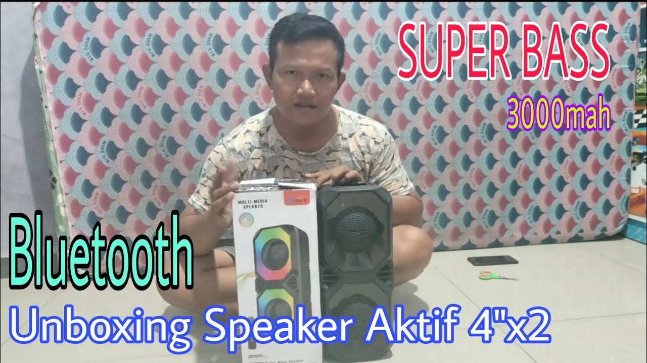 UNBOXING SPEAKER SUPER BASS | ZQS4260 4