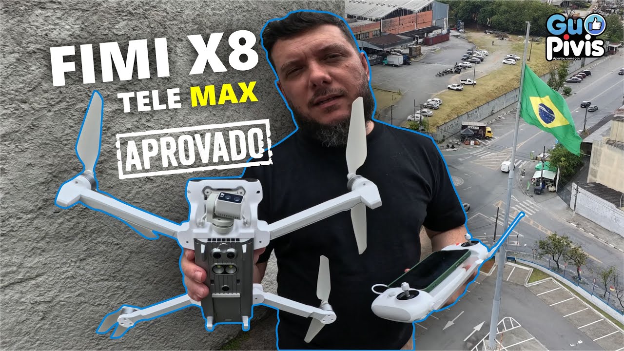 FIMI X8 Tele Max 4K em AÇÃO! Teste Completo + Impressões Reais