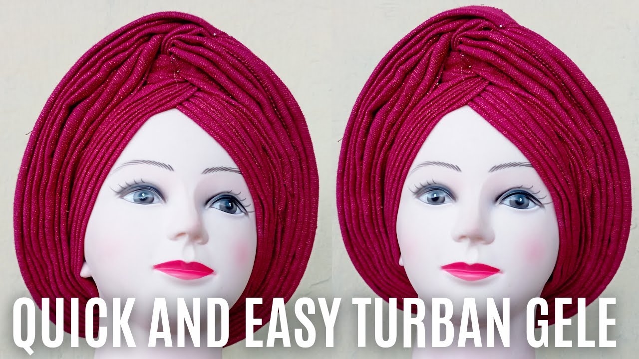 How to tie Trending Turban Gele | For Beginners #011 #trending #viral #fyp #gele #turban