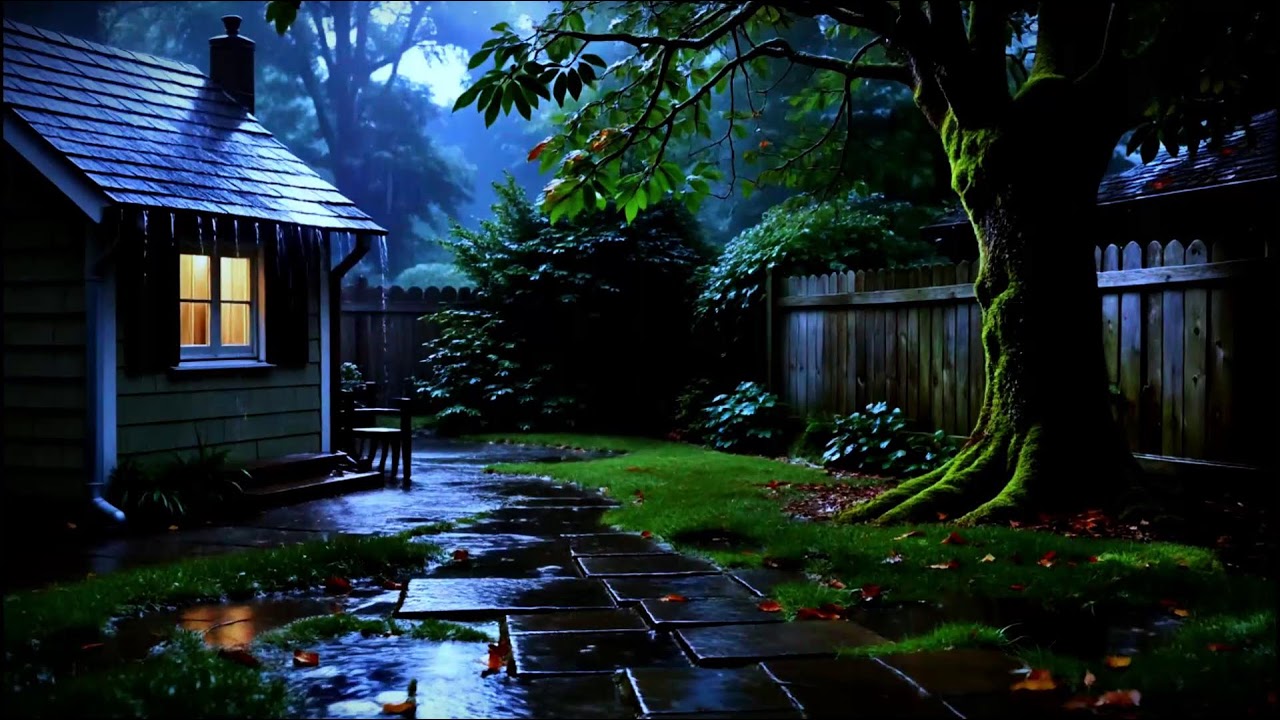 Relax & Sleep LIVE | Gentle Rain & Peaceful Music