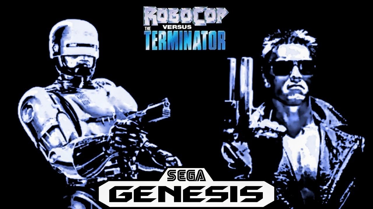 Jogando Robocop vs Terminator Do Mega Drive Até Zerar!