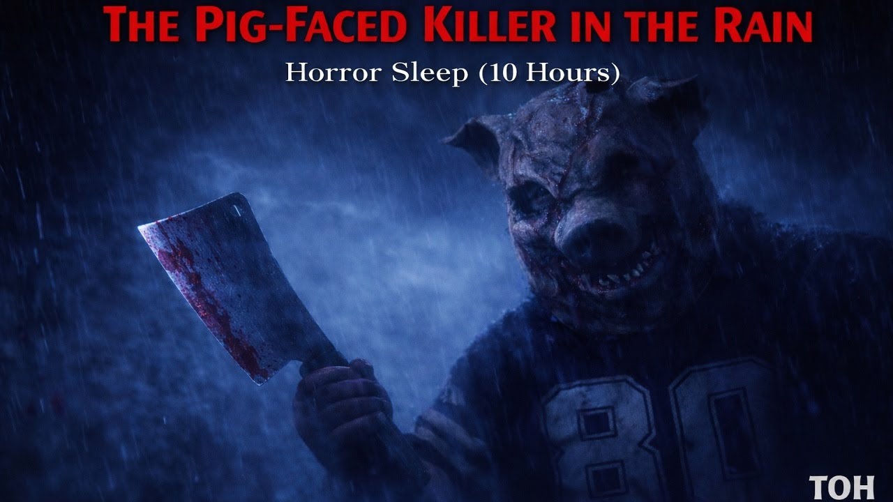 The Pig-Faced Killer in the Rain | Horror Sleep (10 Hours)