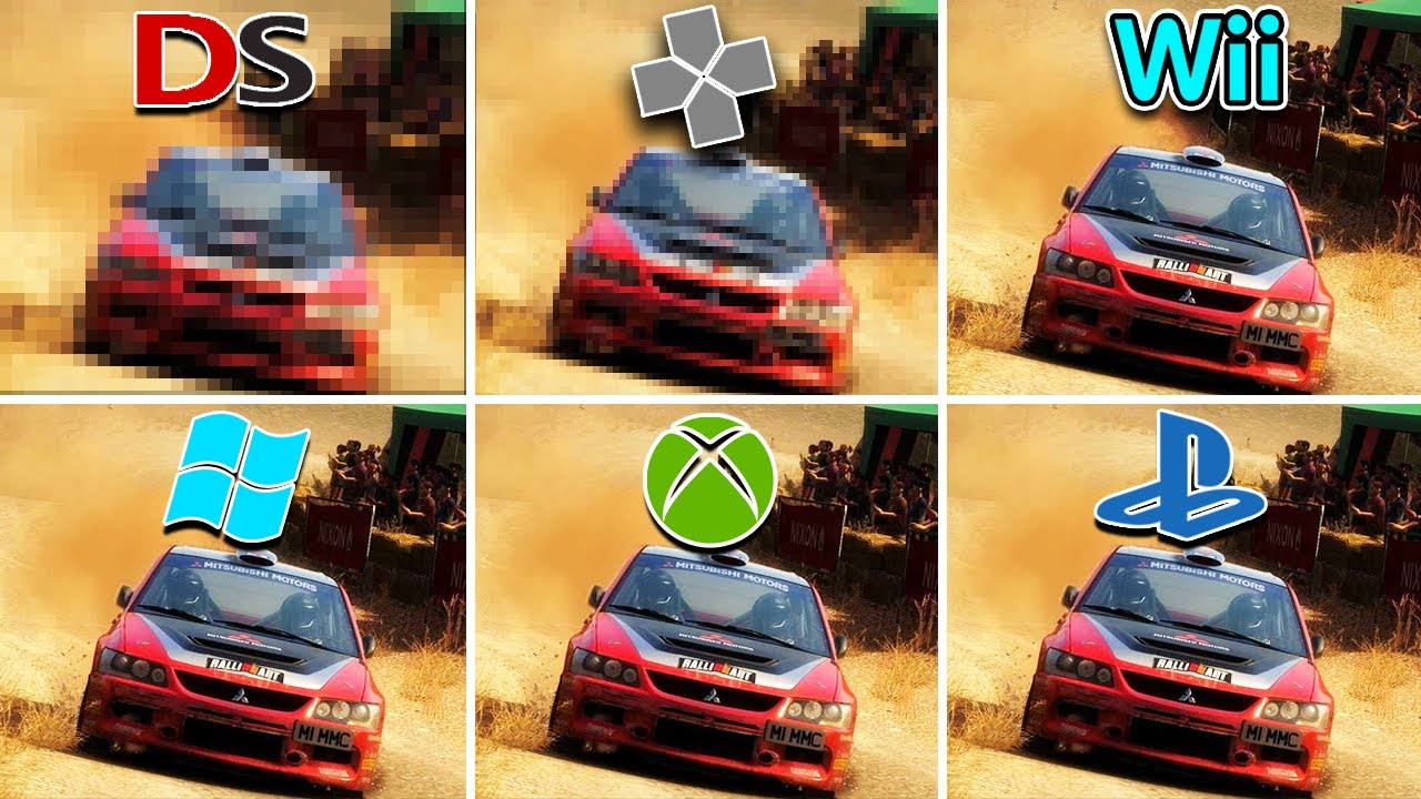 DiRT 2 (2009) PC vs PSP vs Xbox 360 vs Wii vs DS vs PS3 (Which One is Better?)