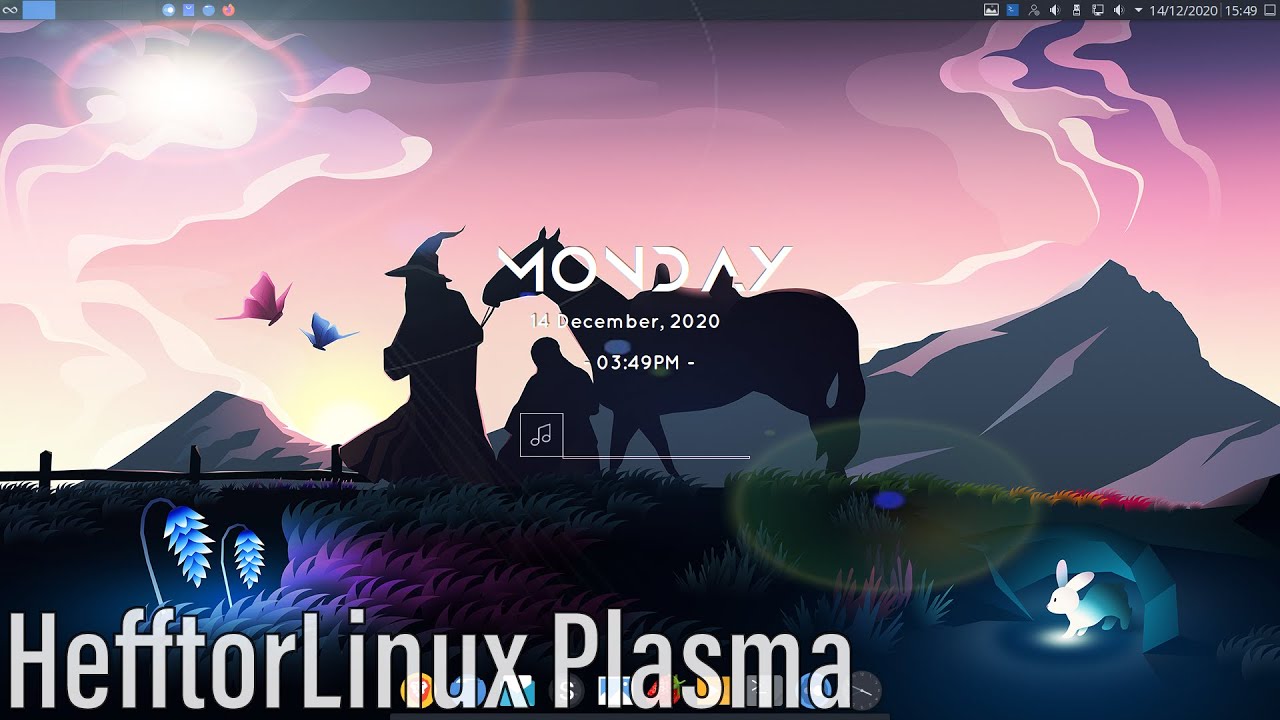 HefftorLinux Plasma | A Beautiful KDE Desktop