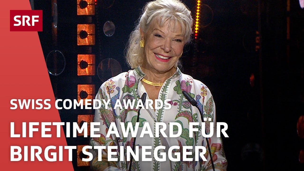 Lifetime Award f&uuml;r Birgit Steinegger | Comedy | Swiss Comedy Awards | SRF