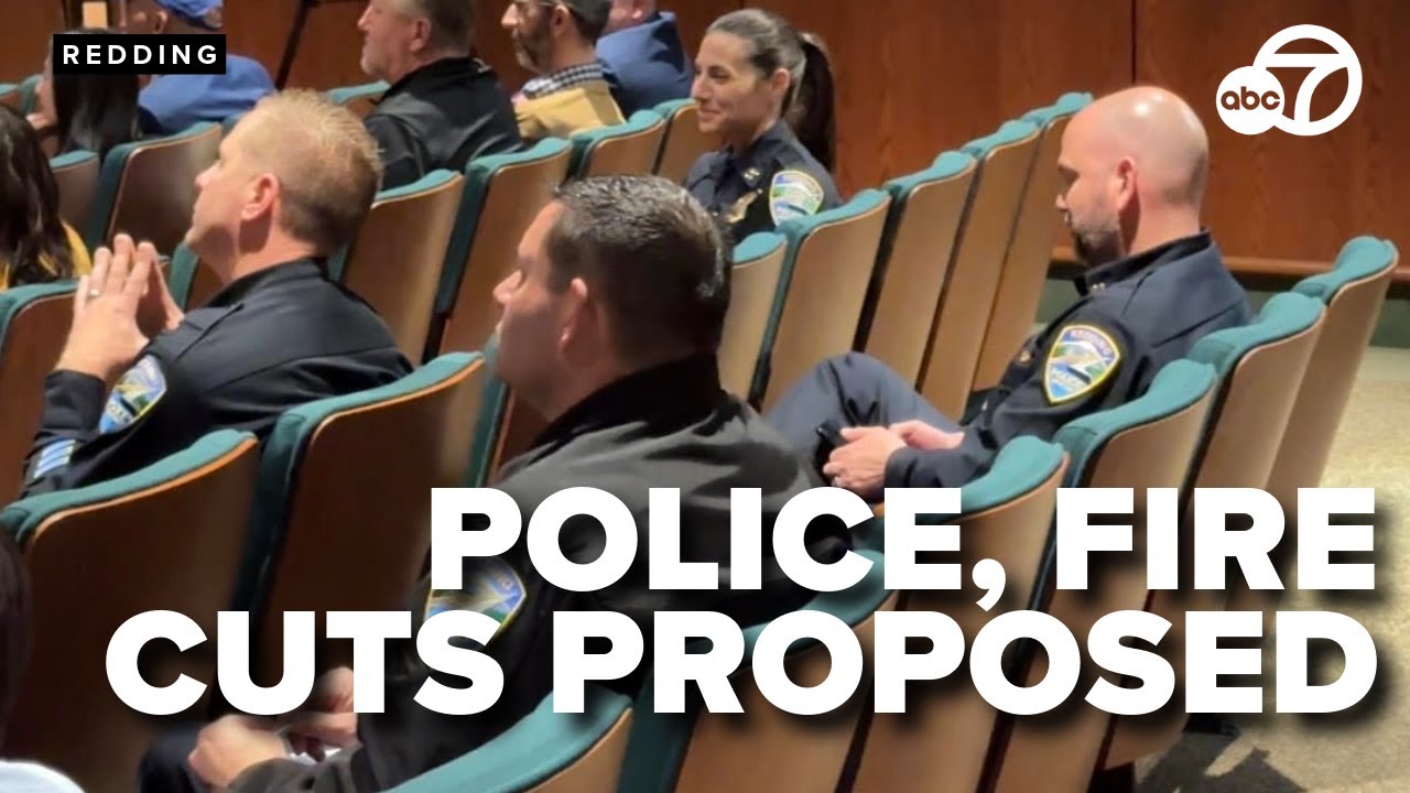 Redding faces backlash over proposed cuts to police and fire departments to fix deficit