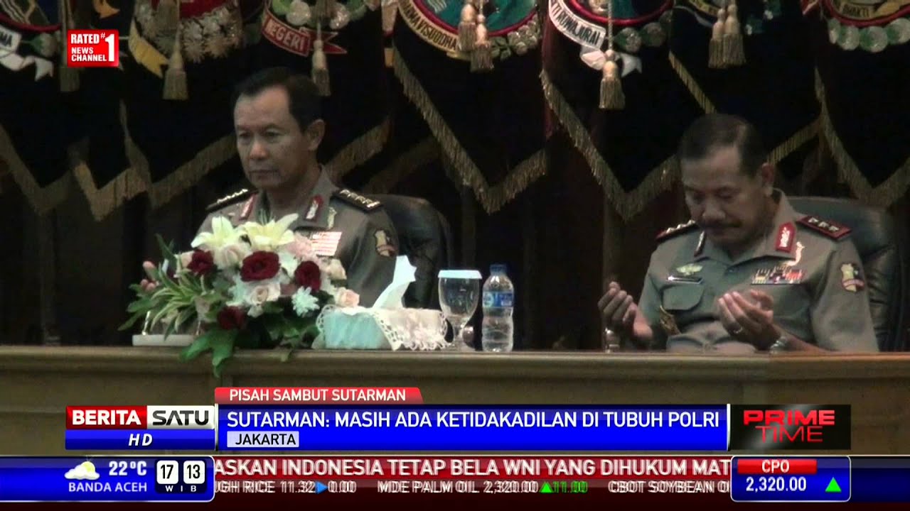 Sutarman: Masih Ada Ketidakadilan di Tubuh Polri