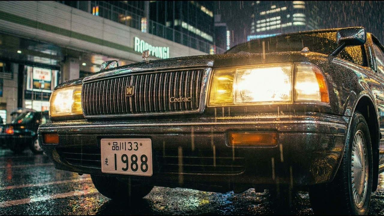 1980s Tokyo Night Drive –Nissan Cedric Brougham | Luxury Bubble Era City Pop Instrumental/セドリック ブロアム