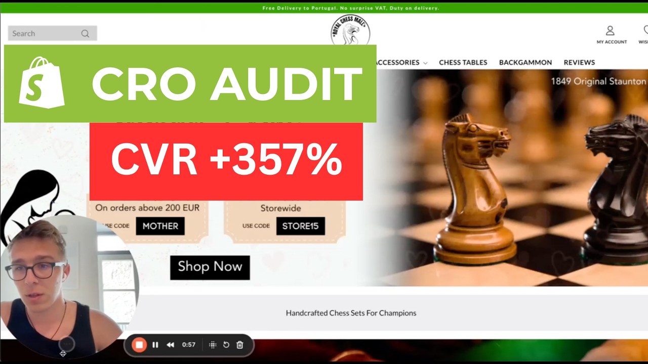 Conversion Rate Optimization Shopify Audit ($3M/yr Brand)