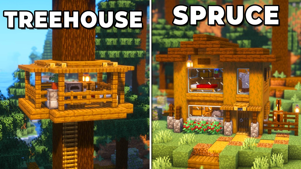 3 Simple Starter Bases for 1.21 Survival Minecraft! #5