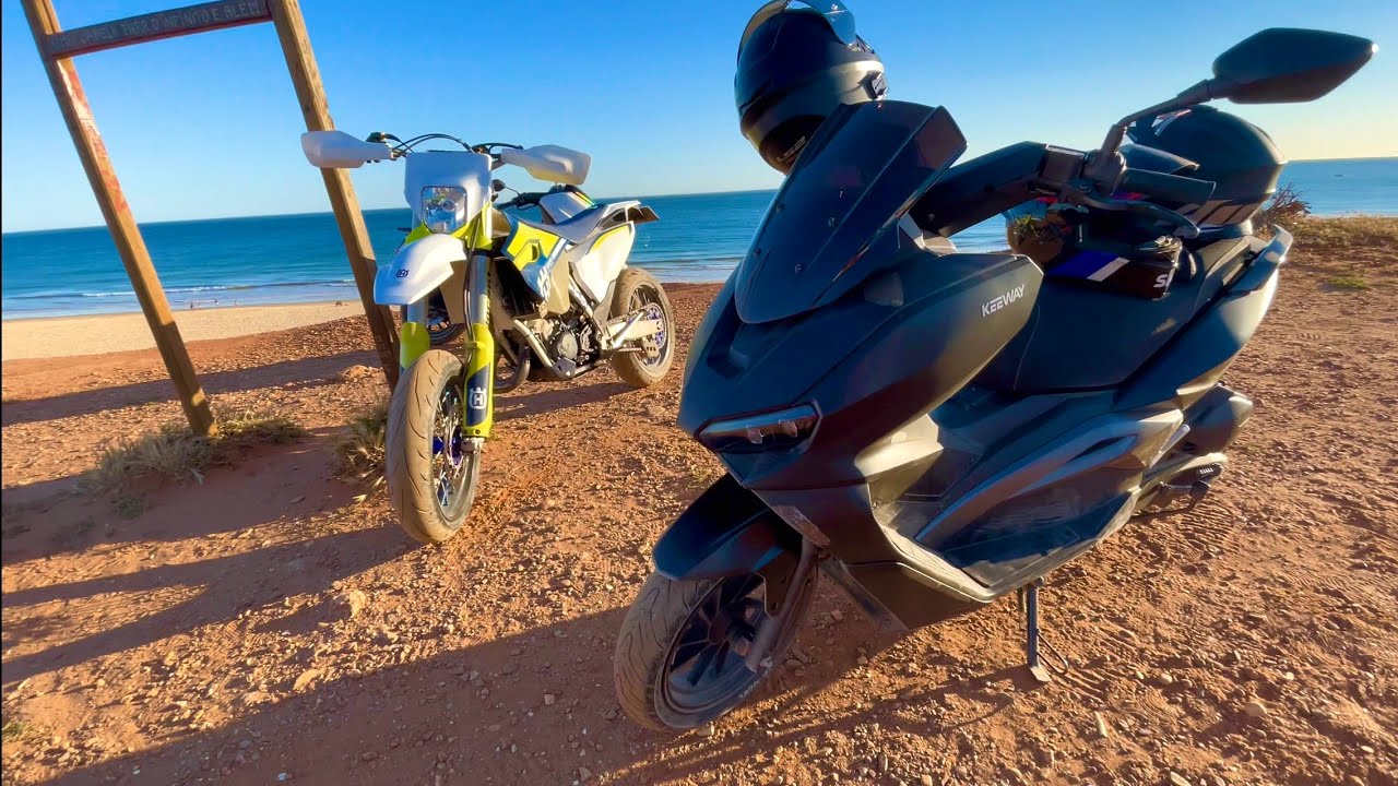 POV 4K | Algarve Ride | Keeway Vieste 125