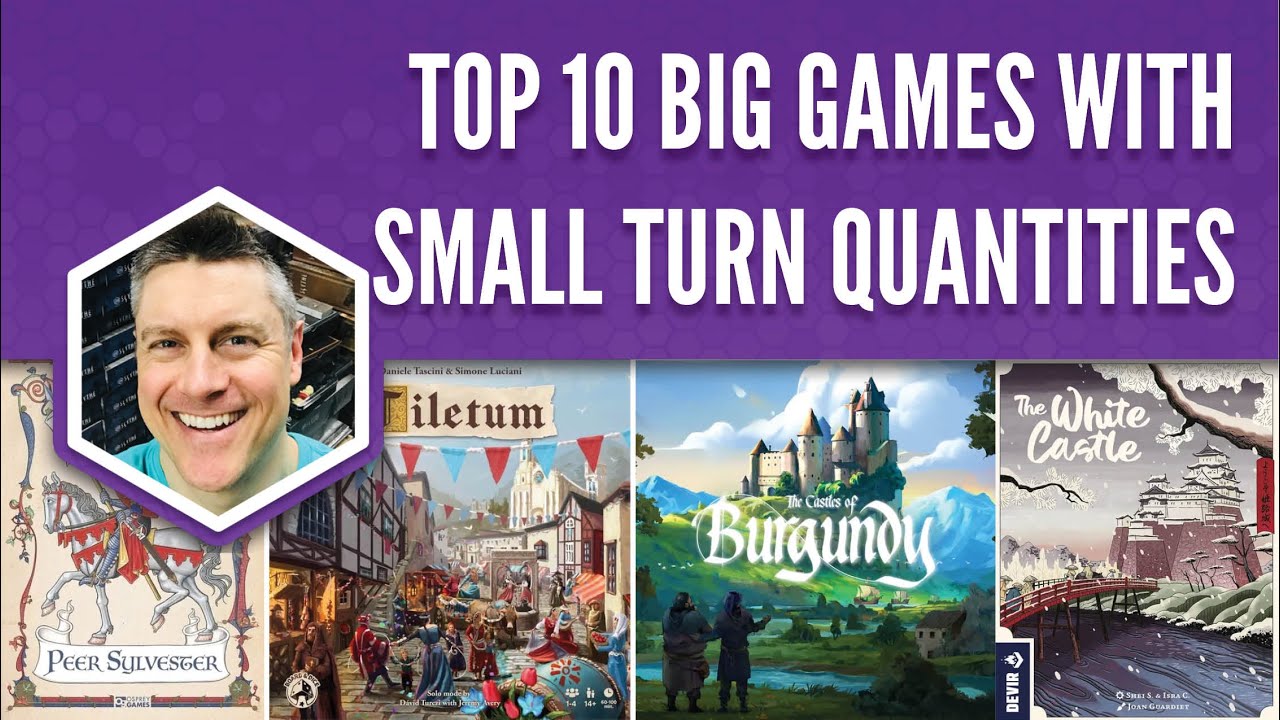 Top 10 Big Games with Small Turn Quantities