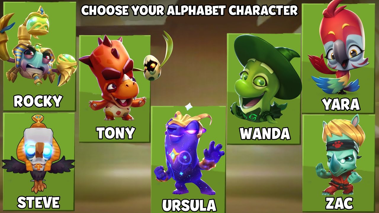 Which Alphabet Character is Strong 🤔 | Zooba